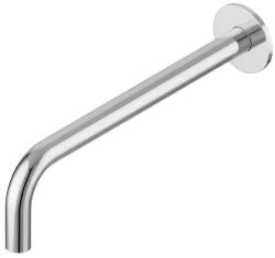 Waterevolution Flow afbouwdeel uitloop 21cm wastafelkraan chroom T16752101