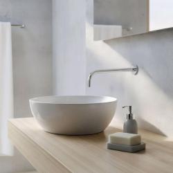 Waterevolution Flow afbouwdeel uitloop 21cm wastafelkraan chroom T16752101