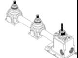 Waterevolution mix and match inbouwdeel thermostaat met 2 stopkranen TMA.322T