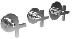 Waterevolution mix and match knop set van 3 stuks Cruz mat zwart MPMI.C.2+1T.PR