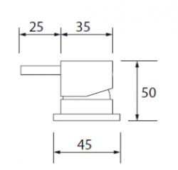 Waterevolution Flow 2-gats wastafelkraan mat zwart T112UPR (kloon)