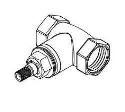 Waterevolution Universeel inbouwdeel stopkraan T043F12I