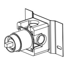 Waterevolution INBOUWDEEL S22 inbouw douchemengkraan RVS T442BIIE