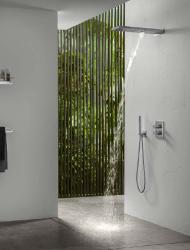 SB Square 316 Inbouw thermostaatkraan met 1 uitgang RVS afbouwdeel
