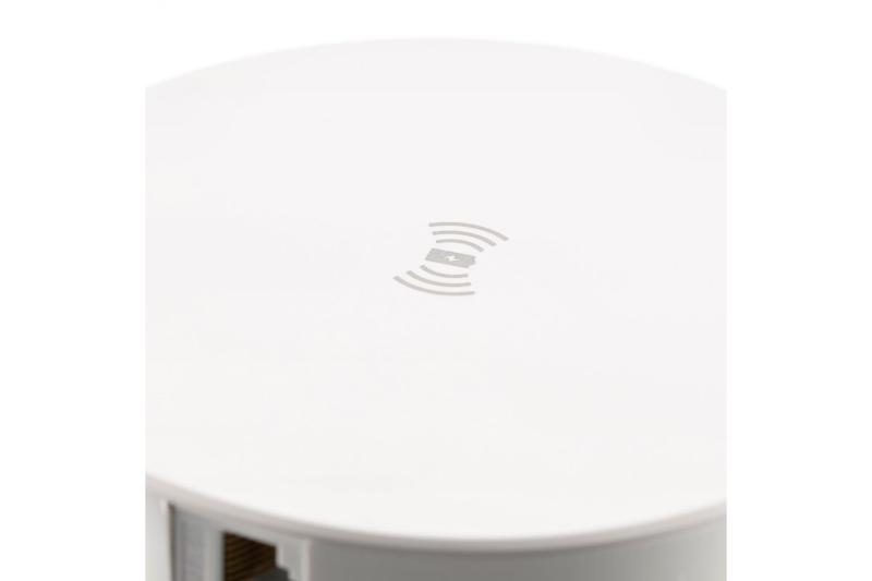 Indux Comfort Plus pop-up stopcontact wit 4x penaarde Type E + 2x USB-A + 2x RJ45 + draadloos laden 5W