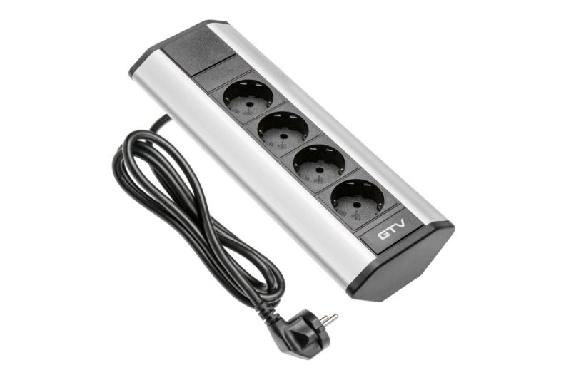 Hoekverlengkabel 3xSHUKO, aluminium
