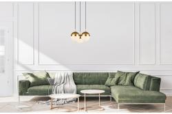 Ceiling fixture ABIES,7597,AC220-240V,50/60Hz,3*E27, IP20, triple,  gold