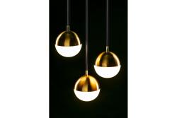 Ceiling fixture ABIES,7597,AC220-240V,50/60Hz,3*E27, IP20, triple,  gold