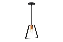 Ceiling fixture OXALIS , 3161,AC220-240V,50/60Hz,1*E27, IP20,22CMX20CM,single, black
