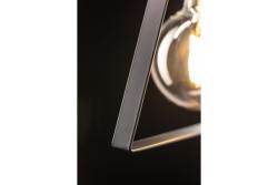 Ceiling fixture OXALIS , 3161,AC220-240V,50/60Hz,1*E27, IP20,22CMX20CM,single, black