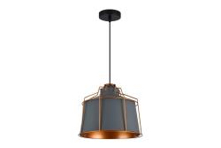 Ceiling fixture GOA , 3550,AC220-240V,50/60Hz,1*E27, IP20, Diameter 32 CM,single, grey