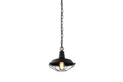 Ceiling fixture LARS,2233,AC220-240V,50/60Hz,1*E27, IP20, Diameter 26 CM,single,black