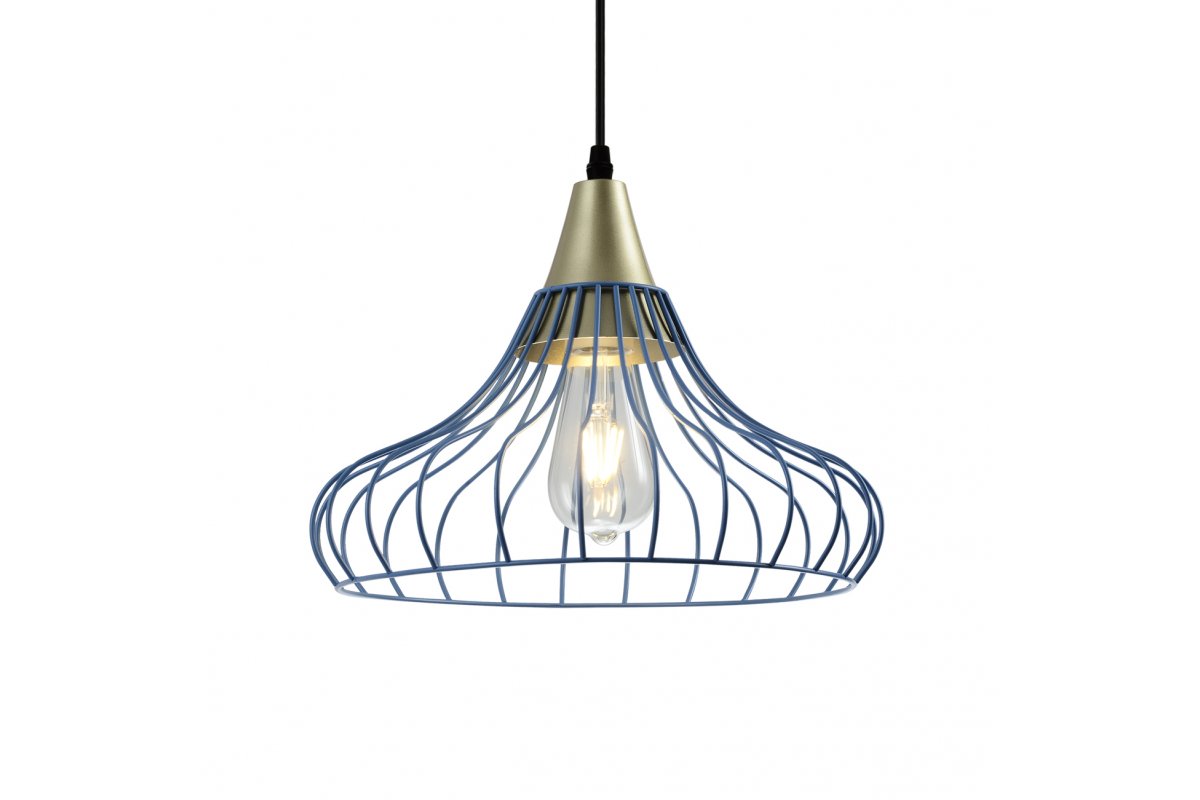Corp de iluminat de tavan LOTTE, 2660, AC220-240V, 50/60Hz, 1*E27, IP20, Diametru 33 CM, singur, albastru