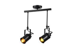Corp de iluminat de tavan DEMIR 2,3994,AC220-240V,50/60Hz,2*E27, IP20,dublu,negru
