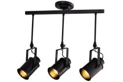 Ceiling fixture DEMIR 3,4014,AC220-240V,50/60Hz,3*E27, IP20, triple, black