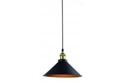 Ceiling fixture MANI 2, 4076,AC220-240V,50/60Hz,1*E27, IP20, Diameter 30 CM,single,black/gold