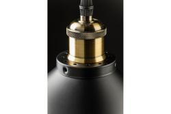 Ceiling fixture MANI 2, 4076,AC220-240V,50/60Hz,1*E27, IP20, Diameter 30 CM,single,black/gold