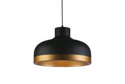 Ceiling fixture GOLDI 2 ,4113,AC220-240V,50/60Hz,1*E27, IP20, Diameter 42 CM,single,black/gold