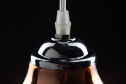 Ceiling fixture MARITE,7108,AC220-240V,50/60Hz,1*E27, IP20, Diameter 26 CM,single, brown
