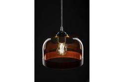Corp de iluminat de tavan LATI,7146,AC220-240V,50/60Hz,1*E27, IP20, Diametru 23,5 CM, singular, chihlimbar