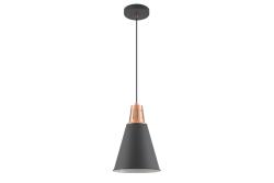 Ceiling fixture GIANNI,9974,AC220-240V,50/60Hz,1*E27, max.40W,IP20,  Diameter 22cm,single, black/gold