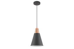 Ceiling fixture GIANNI,9974,AC220-240V,50/60Hz,1*E27, max.40W,IP20,  Diameter 22cm,single, black/gold