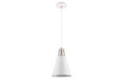 Ceiling fixture GIANNI,8075,AC220-240V,50/60Hz,1*E27, max.40W,IP20,  Diameter22cm,single, white/silver