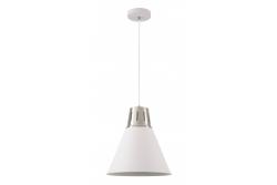 Corp de iluminat de tavan GIANNI L,8150,AC220-240V,50/60Hz,1*E27,max.40W,IP20, Diametru32cm, simplu, alb/argintiu