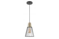 Ceiling fixture KALIOPE,8068,AC220-240V,50/60Hz,1*E27,max.40W,IP20,  Diameter 18cm, single, black/gold