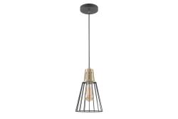 Ceiling fixture KALIOPE,8068,AC220-240V,50/60Hz,1*E27,max.40W,IP20,  Diameter 18cm, single, black/gold