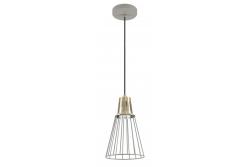 Corp de iluminat de tavan KALIOPE,8143,AC220-240V,50/60Hz,1*E27,max.40W,IP20, Diametru 18cm, simplu, gri/auriu