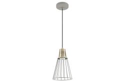 Corp de iluminat de tavan KALIOPE,8143,AC220-240V,50/60Hz,1*E27,max.40W,IP20, Diametru 18cm, simplu, gri/auriu