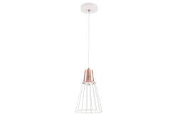 Corp de iluminat de tavan KALIOPE,8235,AC220-240V,50/60Hz,1*E27,max.40W,IP20, Diametru 18cm, simplu, alb/argintiu