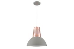 Ceiling fixture ARTEMIA L,2447,AC220-240V,50/60Hz,1*E27, max.40W, IP20, 34,5cm, single, grey