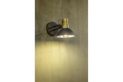 Ścienna oprawa ARTEMIA, 2195, AC220-240V, 50/60Hz, 1*E27, max.40W, IP20, Średnica16,3cm, pojedyncza, czarna