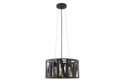 Ceiling fixture MELODY,2782,AC220-240V,50/60Hz,3*E27, max.40W, IP20,  Diameter40 cm, triple, black