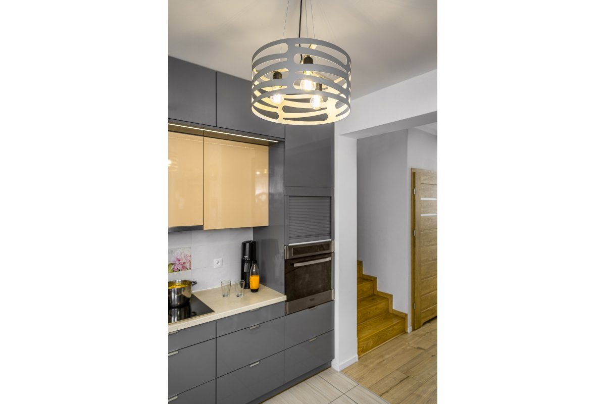 Ceiling fixture MARISA,2584,AC220-240V,50/60Hz,3*E27, max.40W, IP20, Diameter40 cm, triple, grey