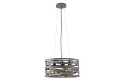 Ceiling fixture MARISA,2584,AC220-240V,50/60Hz,3*E27, max.40W, IP20,  Diameter40 cm, triple, grey