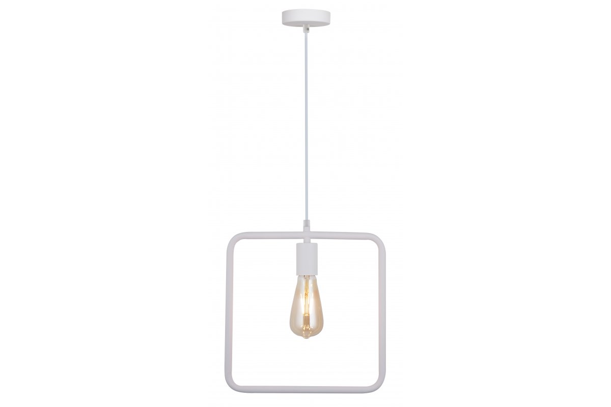 Ceiling fixture LIJA,2692,square, AC220-240V,50/60Hz,1*E27, max.40W,r.29cmx10cm,single, white