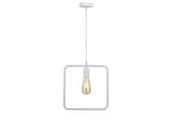 Ceiling fixture LIJA,2692,square, AC220-240V,50/60Hz,1*E27, max.40W,r.29cmx10cm,single, white