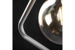 Ceiling fixture GIJA,2751, triangle,AC220-240V,50/60Hz,1*E27,max.40W,IP20,38cm x 10cm ,single, grey