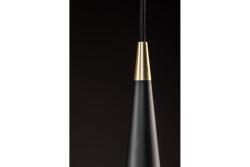 Ceiling fixture EVI,4410, AC220-240V, 50/60 Hz, GU10, max.40W , IP20, aluminum, single, black