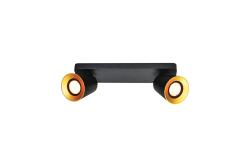 Ceiling fixture Elli, 4557,AC220-240V, 50/60 Hz, IP 20 2*GU10 ,max. 20 W, double,black