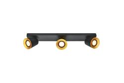 Ceiling fixture Elli, 4588,AC220-240V, 50/60 Hz, IP 20 3*GU10 ,max. 20 W, triple,black