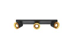 Ceiling fixture Elli, 4588,AC220-240V, 50/60 Hz, IP 20 3*GU10 ,max. 20 W, triple,black