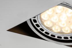 Ceiling fixture Milo,4755,AC220-240V, 50/60 Hz, 2* GU10, ES111,IP 20 , recessed, frameless black