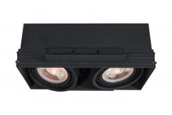 Ceiling fixture Milo,4755,AC220-240V, 50/60 Hz, 2* GU10, ES111,IP 20 , recessed, frameless black