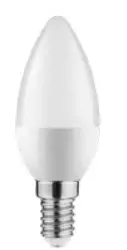 Lampă LED Lumiere Decor ovală E14, alb rece 4000K, sticlă transparentă, 37mm.
