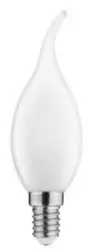 Decor Lumiere candle LED lamp E14 filament neutral white 3000K milk white 35mm