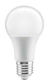 Lampă decorativă cu LED Lumiere, în formă de glob, E27, alb rece 4000K, alb strălucitor, 60mm.